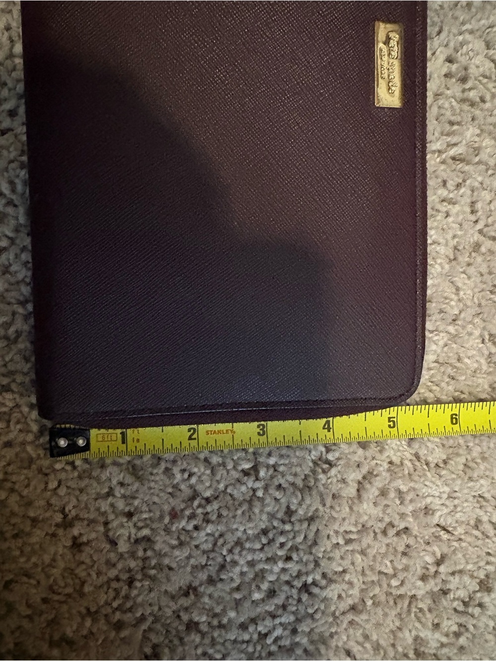 Kate Spade Dark Plun Travel Wallet